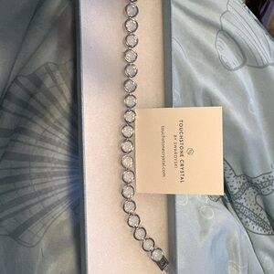Touchstone Crystal Ice Bracelet. Ice white color. Never worn. Just display